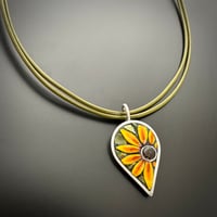 Image 2 of Sunflower with Tourmaline Center