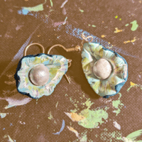 Image 1 of Pearl Oyster Earrings