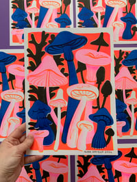 Image 1 of Mushrooms Print (Riso)