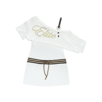 Image 2 of 24SS Oblique Shoulder Dress