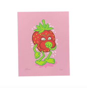 Image of TODD BRATRUD STRAWBERRY COUGH PRINT
