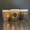 Mini Floral & Stars Candle Jars