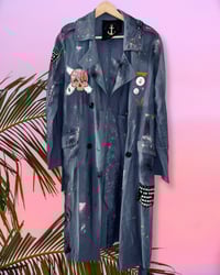 Image 2 of Support ¥ unisex ¥ upCyclinG  viLLaGe punK¥IbiZa ¥TrenChcoaT¥ festival