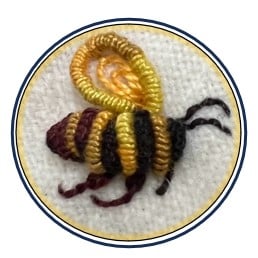 Image of Garden of Embroidered Bugs By Beth Upstill -See All Options