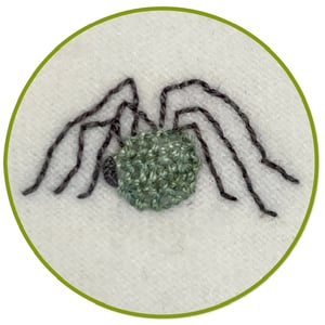 Image of Garden of Embroidered Bugs By Beth Upstill -See All Options