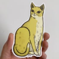Image 1 of Yellow Kitty Sticker