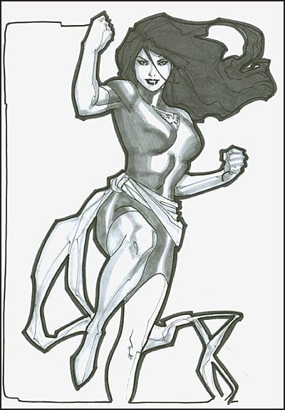 ALMOST FINISHED AN AARON LOPRESTI SKETCHBOOK 2011