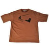 Brown Lightweight Relaxed Fit Tee M