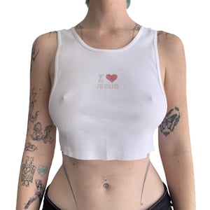 i <3 jesus tank