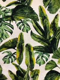 Image 1 of Loneta - Monstera - Verde - 8€/m