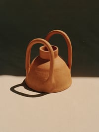 TERRACOTTA VASE with TWO HANDLES 