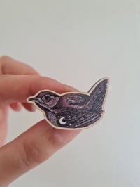 Image 2 of Wooden Wren pin