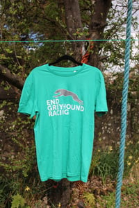Image of End Greyhound Racing - Green Unisex T-Shirt