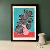 Chrysanthemums Art Print by Luiza Holub