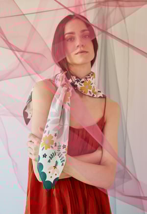 Image of Pañuelo 100% seda Cascáis