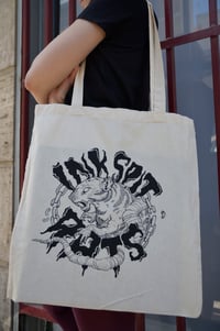 Image 2 of InkSpit Rats Logo Tote bags