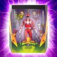 Image 1 of Super7 Mighty Morphin Power Rangers Ultimates Red Ranger Action Figure