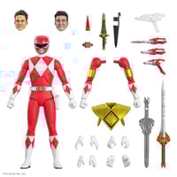 Image 3 of Super7 Mighty Morphin Power Rangers Ultimates Red Ranger Action Figure