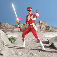 Image 2 of Super7 Mighty Morphin Power Rangers Ultimates Red Ranger Action Figure