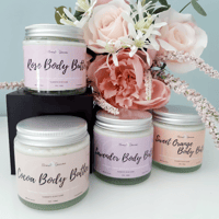 Rose / Sweet Orange / Cocoa Body Butter 