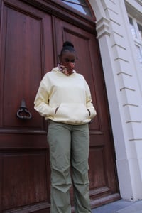Image 2 of QUATRE-VINGT. HOODY BUTTER COLOR