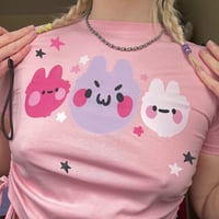 Image 2 of Three Buns Crop Top (made 2 order) (available in pink too)