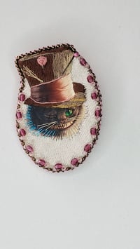 Image 3 of Broche velours CHESHIRE CAT 