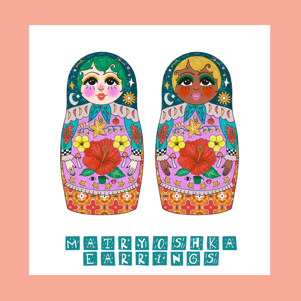 Image of Matryoshka Earrings