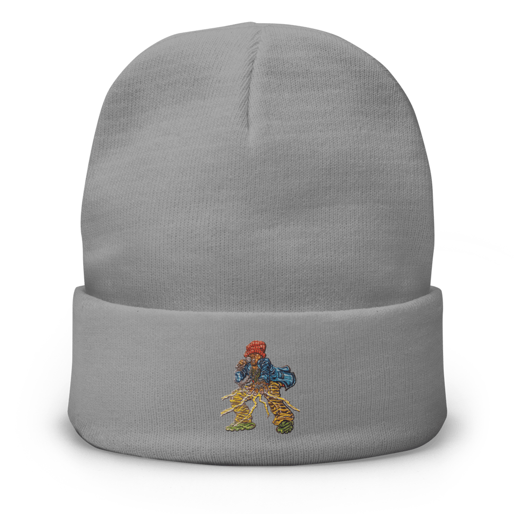 "AUDACI" SLO Embroidered Beanie [ART ILLUSTRATED BY GREGORY HAWKINS]