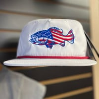 Decky Rope Hat Stars and Stripes Fish