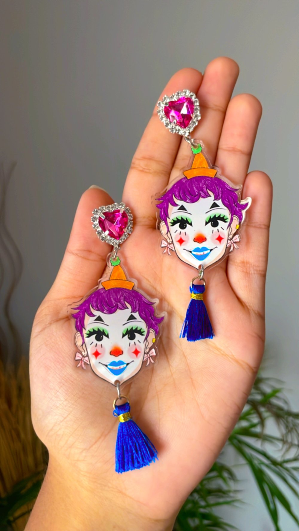 Image of Content Clown earrings