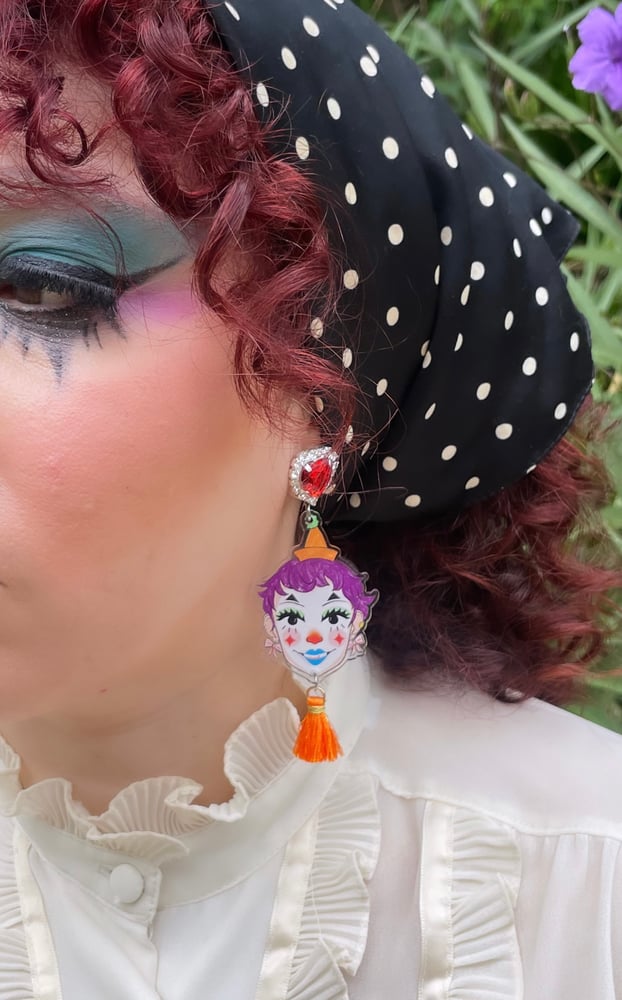 Image of Content Clown earrings