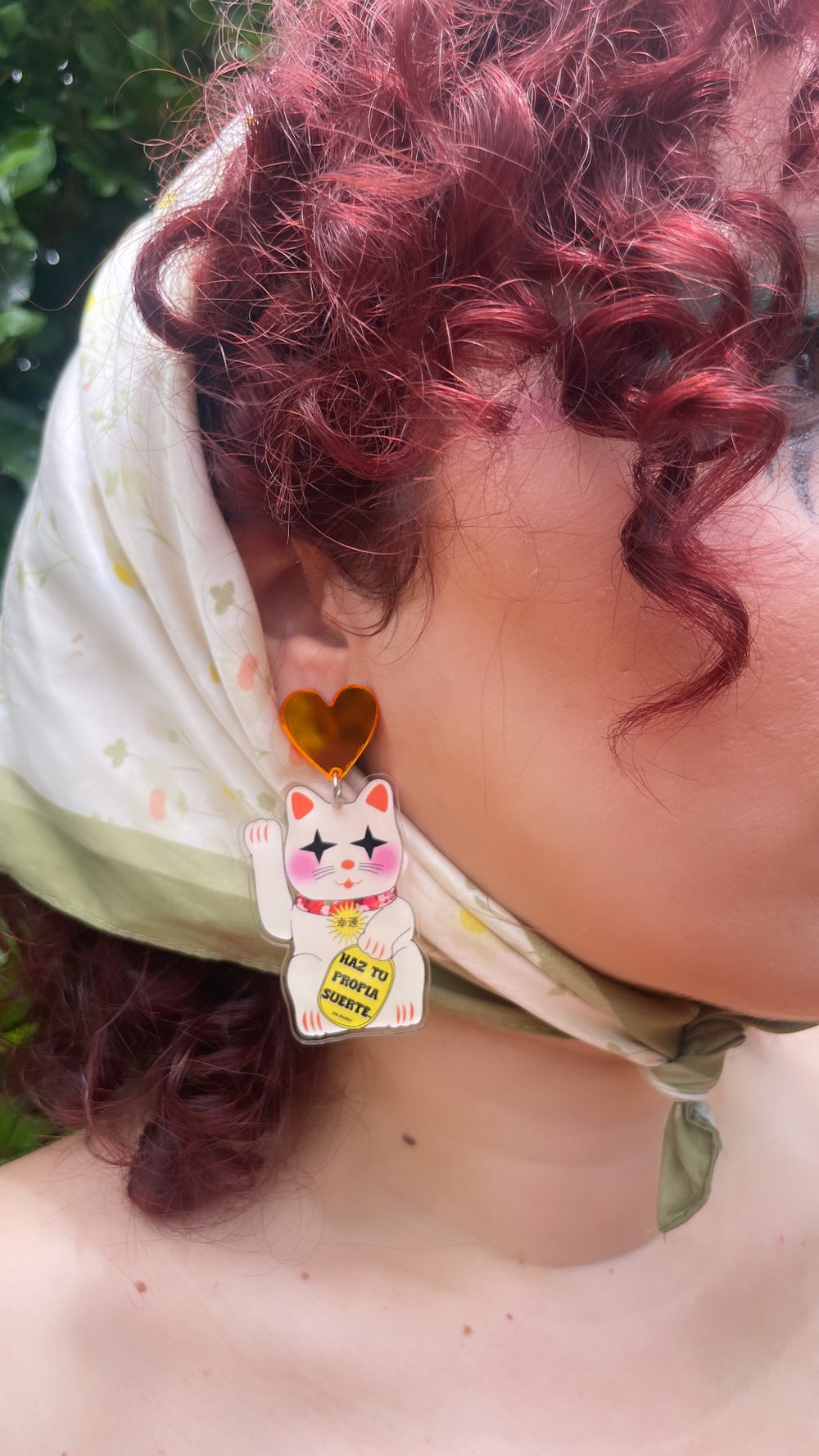 Image of Lucky Neko Earrings