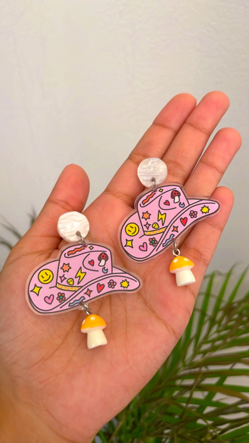 Image of Cowgurl Hat earrings