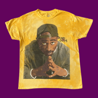 Image 1 of Golden Yellow Collection - Tupac Poetic Justice T-shirt (L)