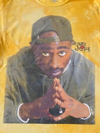 Image 2 of Golden Yellow Collection - Tupac Poetic Justice T-shirt (L)