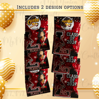 Image 7 of Graduation Chip Bags - Graduation Party Favors