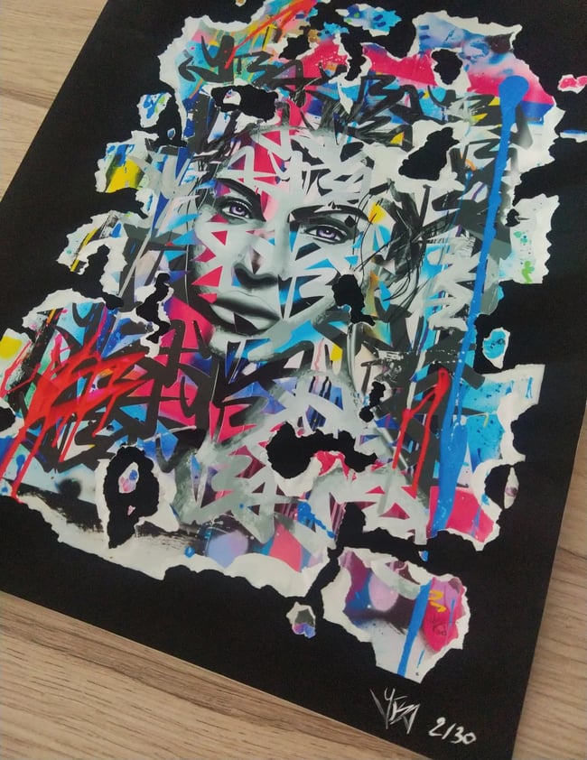 Yoann Bonneville Print Amethyste Fragment Signée Numérotée édition limitée (YBA)