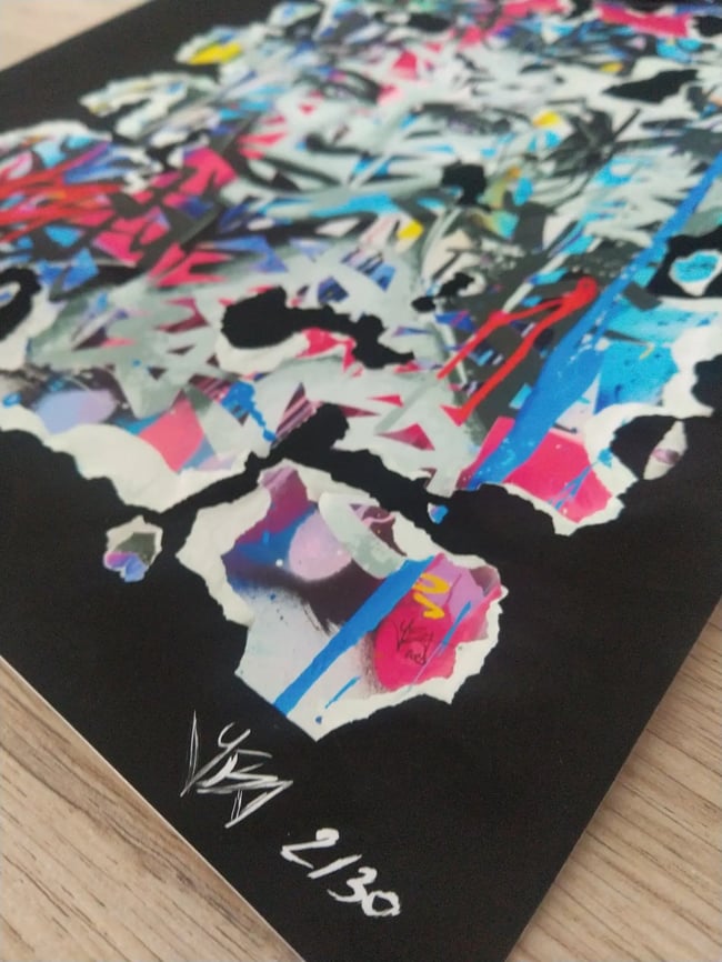 Yoann Bonneville Print Amethyste Fragment Signée Numérotée édition limitée (YBA)