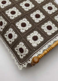 Image of Willow Square Blanket in 1:12 scale