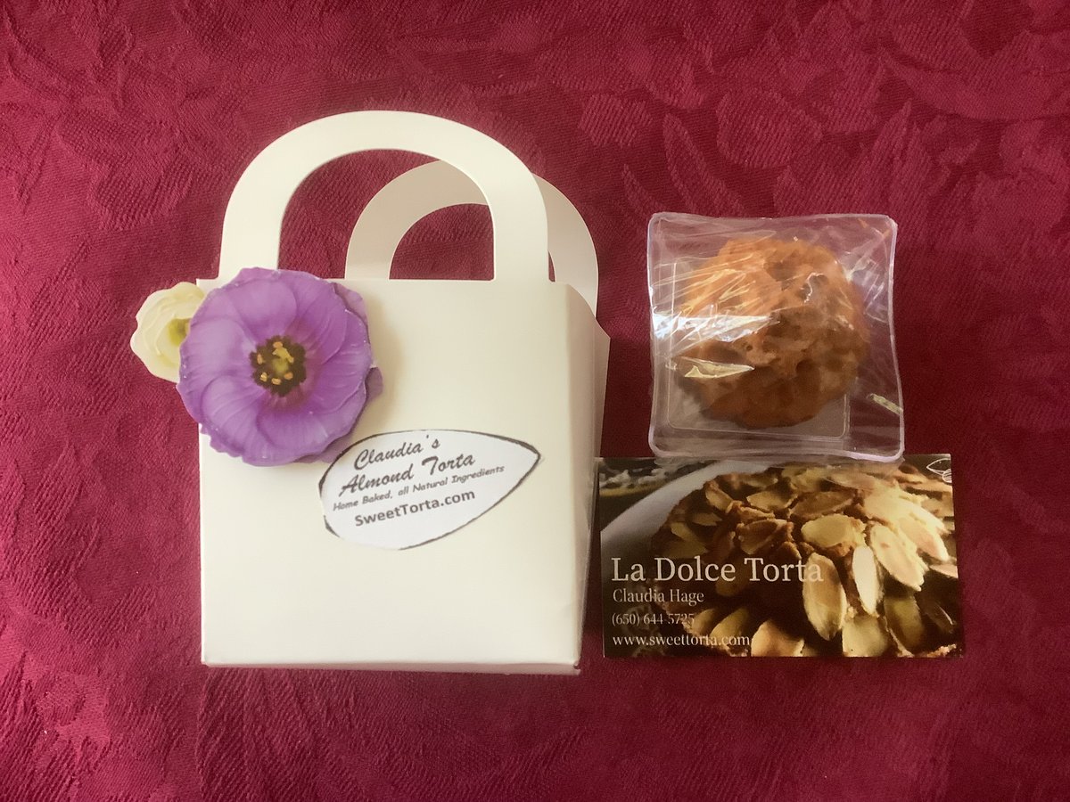 Image of 1 inch Almond Torta Favor 