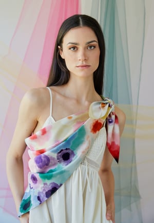 Image of Pañuelo 100% seda Rochas .