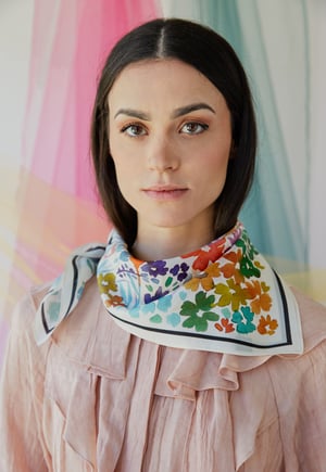 Image of PAÑUELO 100% SEDA MAMÁ.