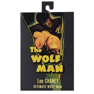 NECA Universal Monsters Ultimate Wolf Man 7" Action Figure (Black & White)