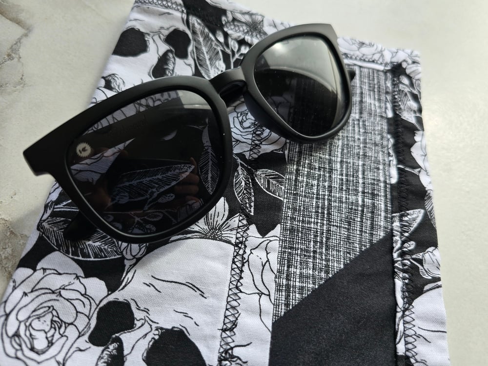 Monochromatic Floral Skulls