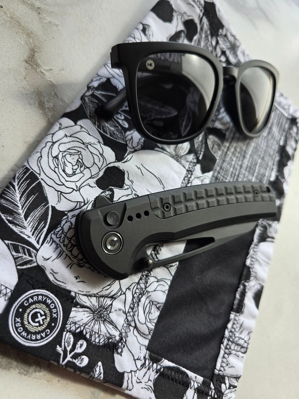 Monochromatic Floral Skulls