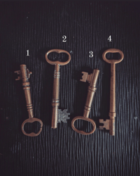 Image 2 of Brass skeleton keys