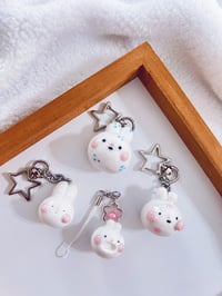 Image 2 of bunny charms/keychains