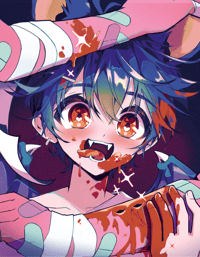 Vampire bat OC Print