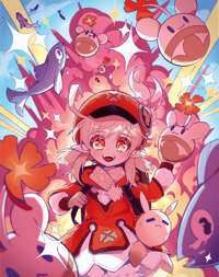 Klee from Genshin Impact print